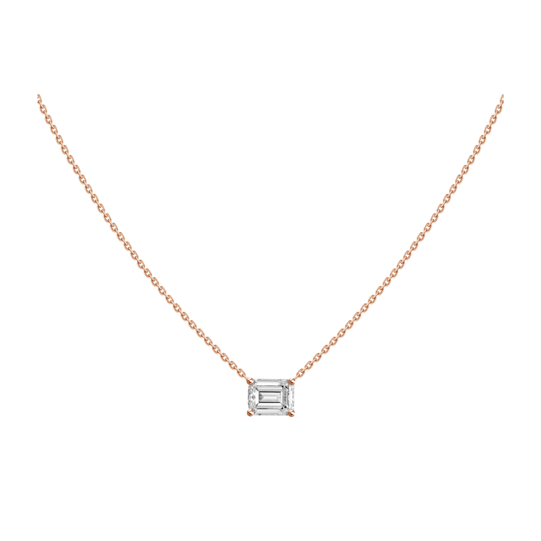 Adjustable Emerald Diamond Necklace – Henri Noël