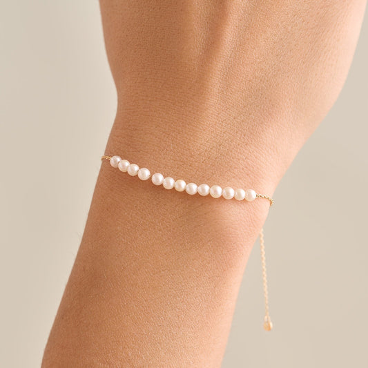 Adjustable Pearl Bracelet – Henri Noël