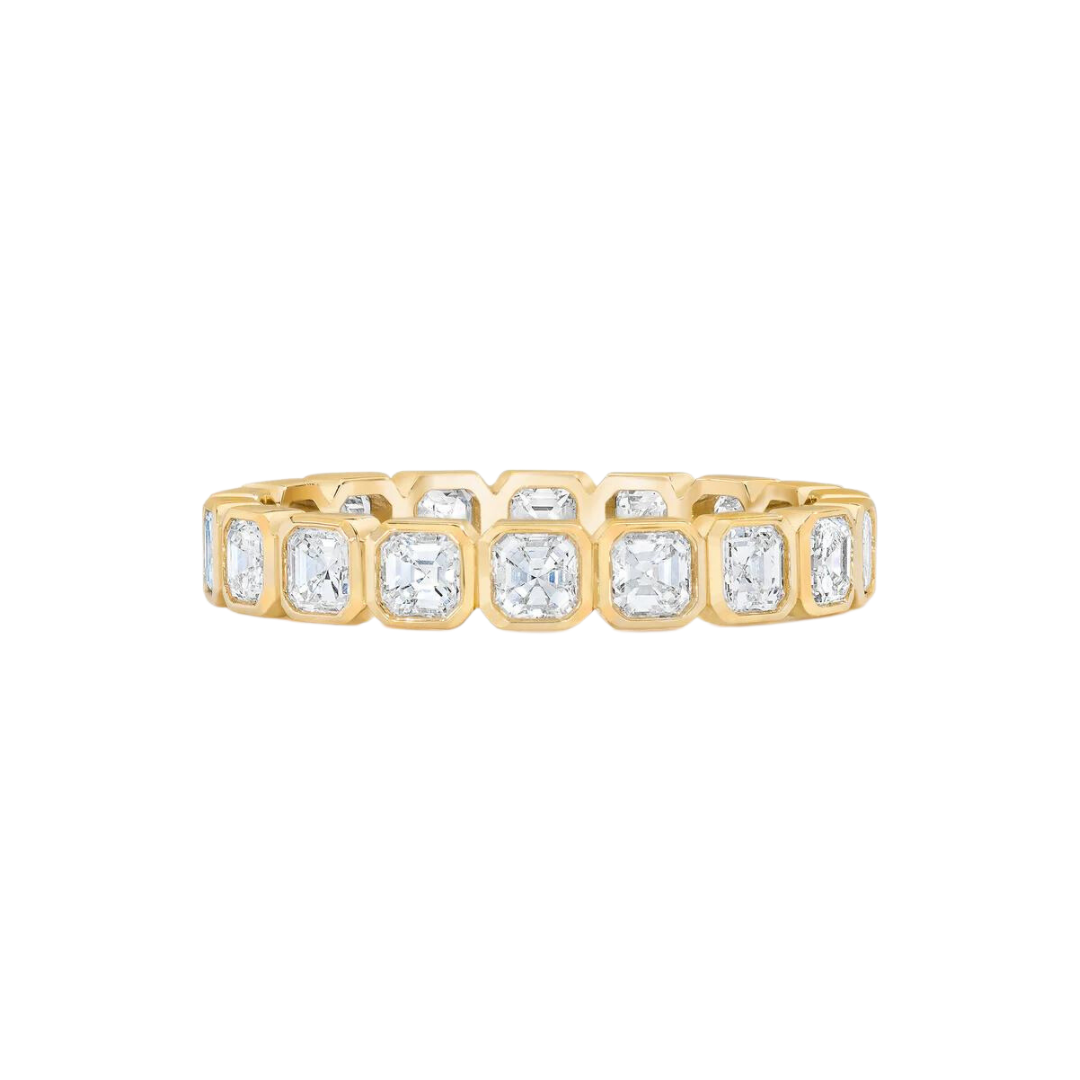 Bezel Set Diamond Eternity Band – Henri Noël