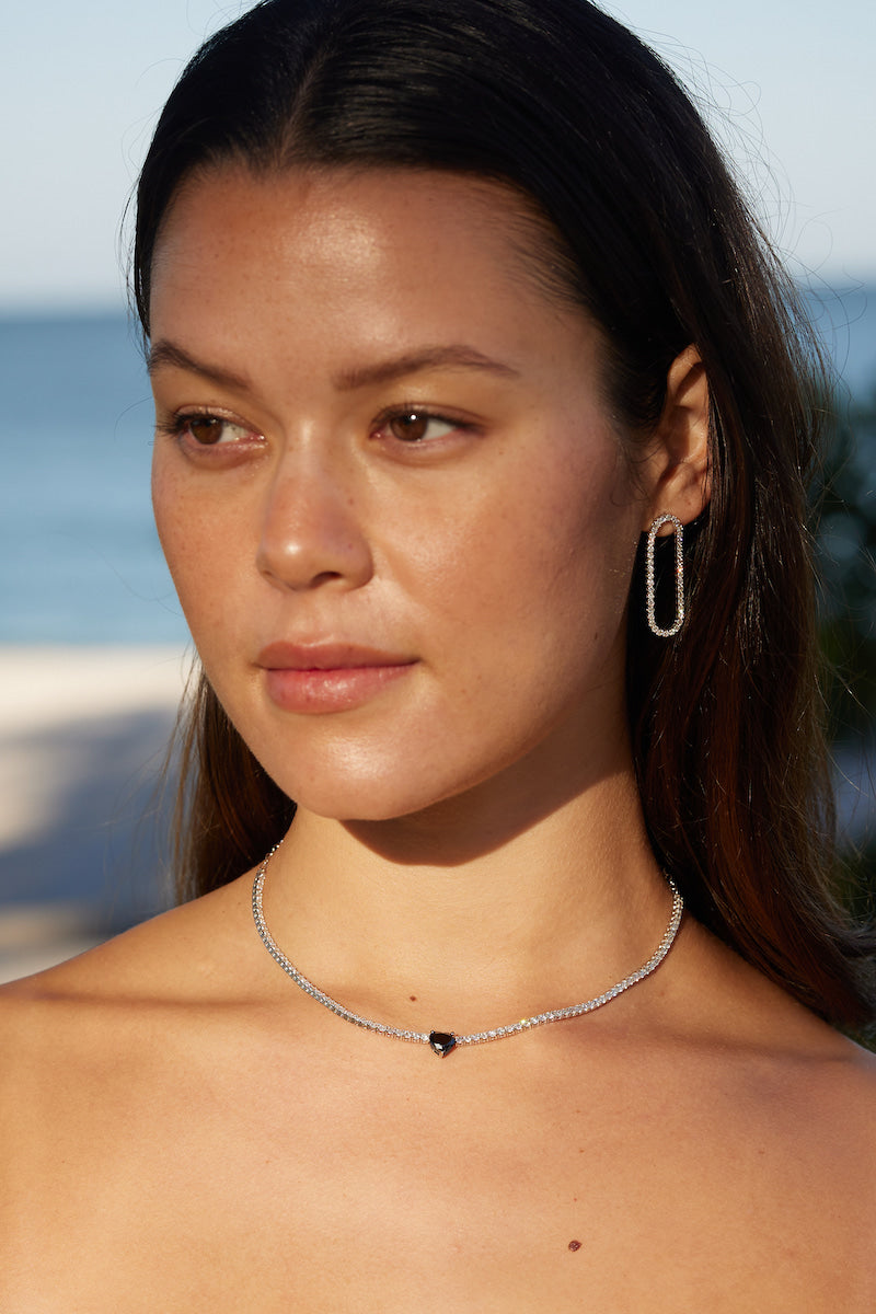 Black Diamond Tennis Choker – Henri Noël