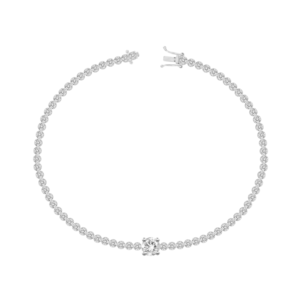 Center Diamond Tennis Bracelet – Henri Noël