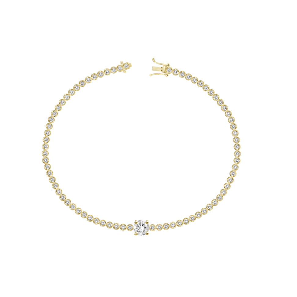 Center Diamond Tennis Bracelet – Henri Noël