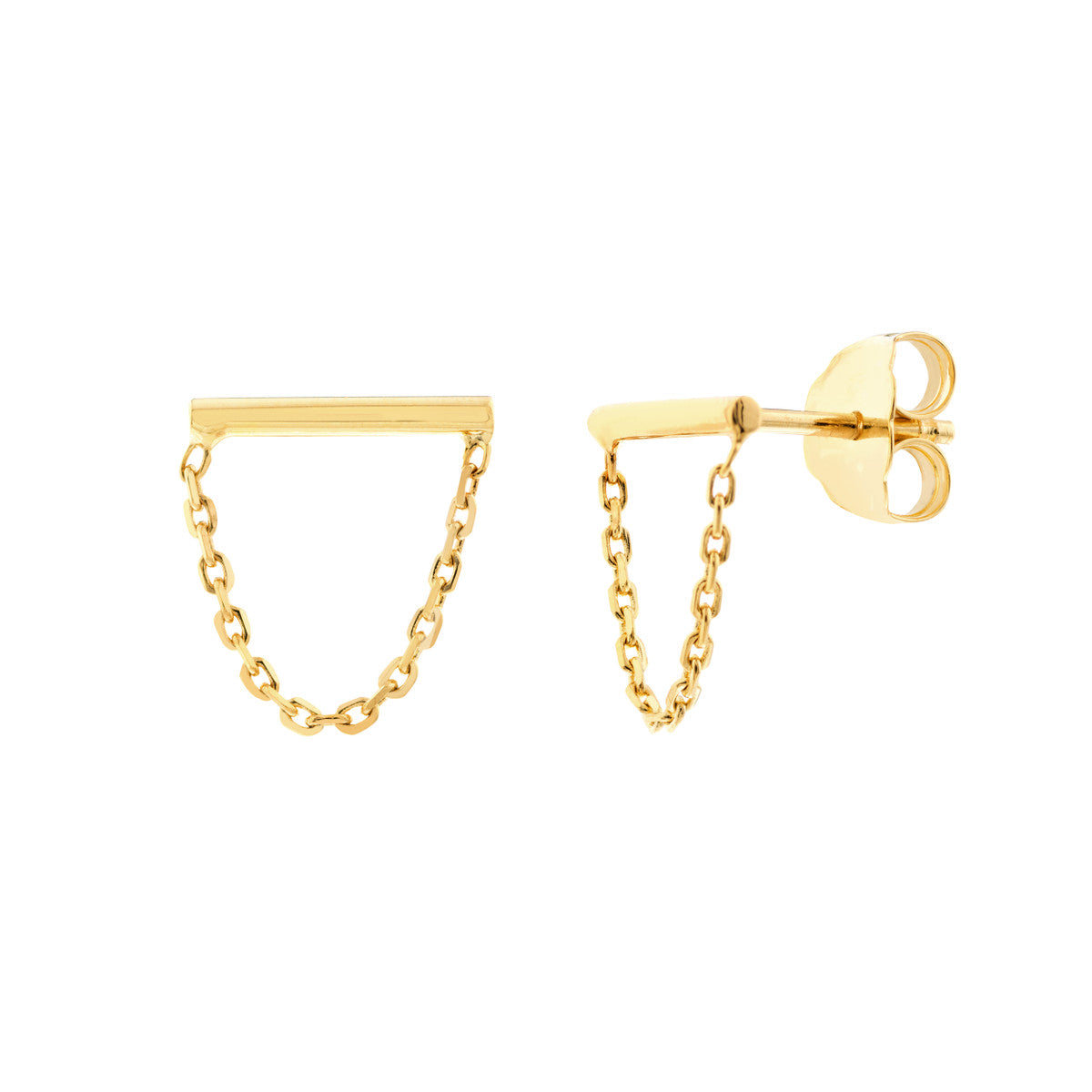 Chain Drape Earrings – Henri Noël