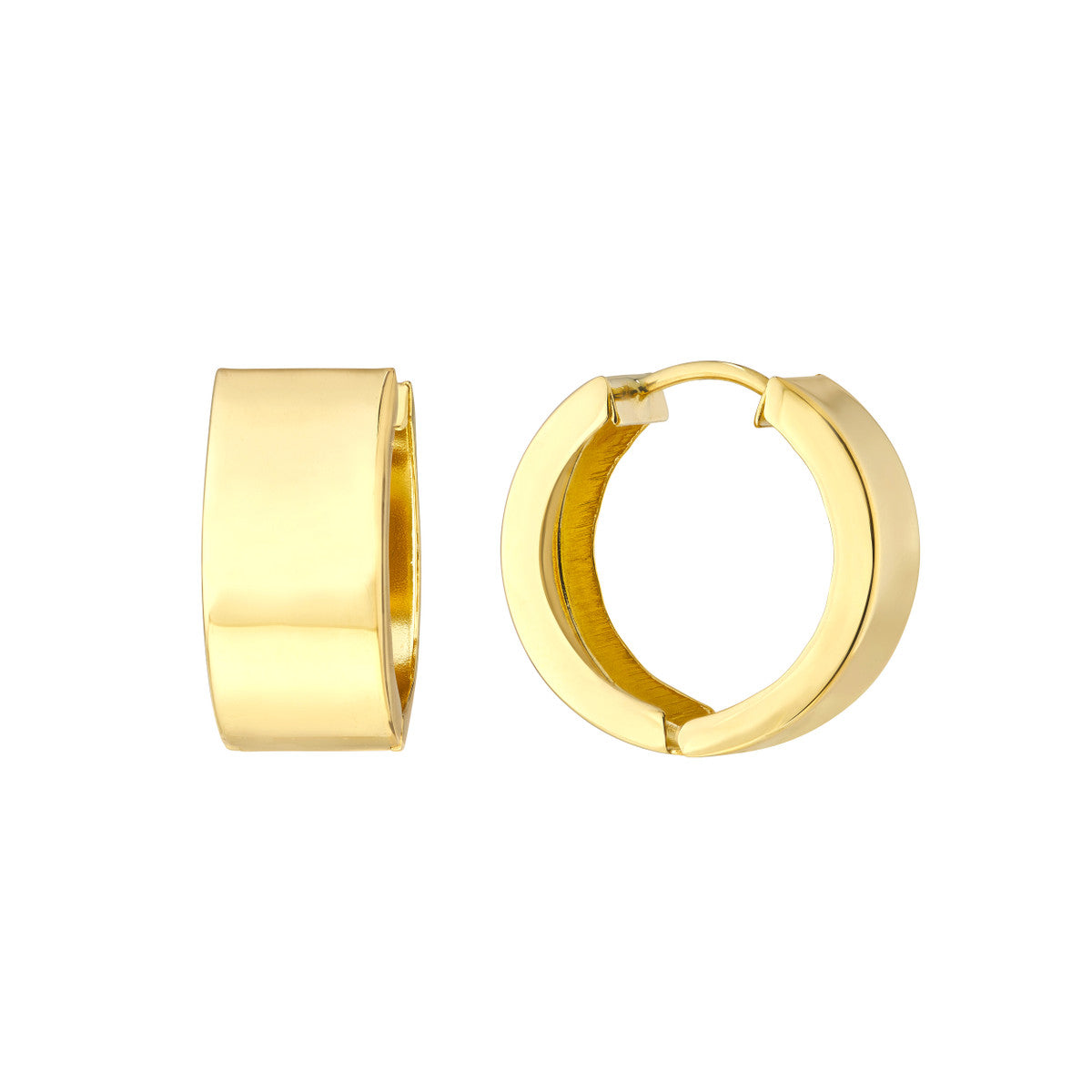 Chunky 14k Huggies – Henri Noël