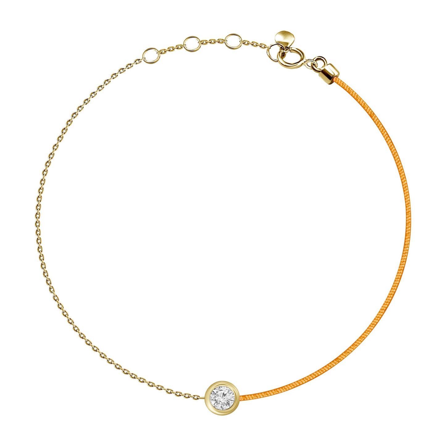 Color Cord Diamond Bracelet