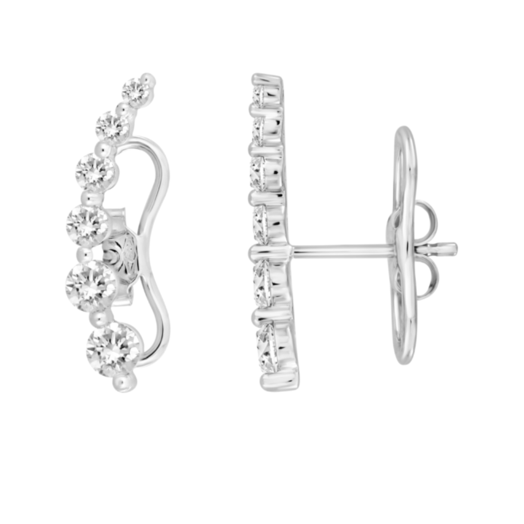 Curved Earring Climbers – Henri Noël