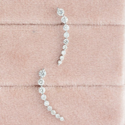 Curved Earring Climbers – Henri Noël
