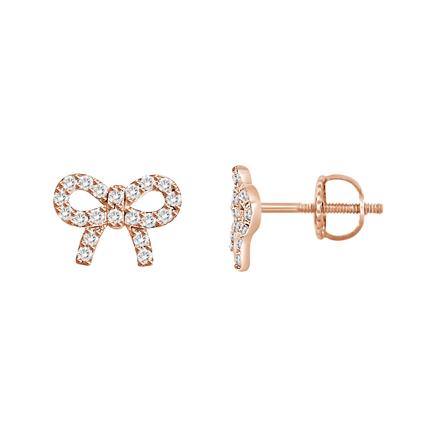 Bows Earrings - Gold