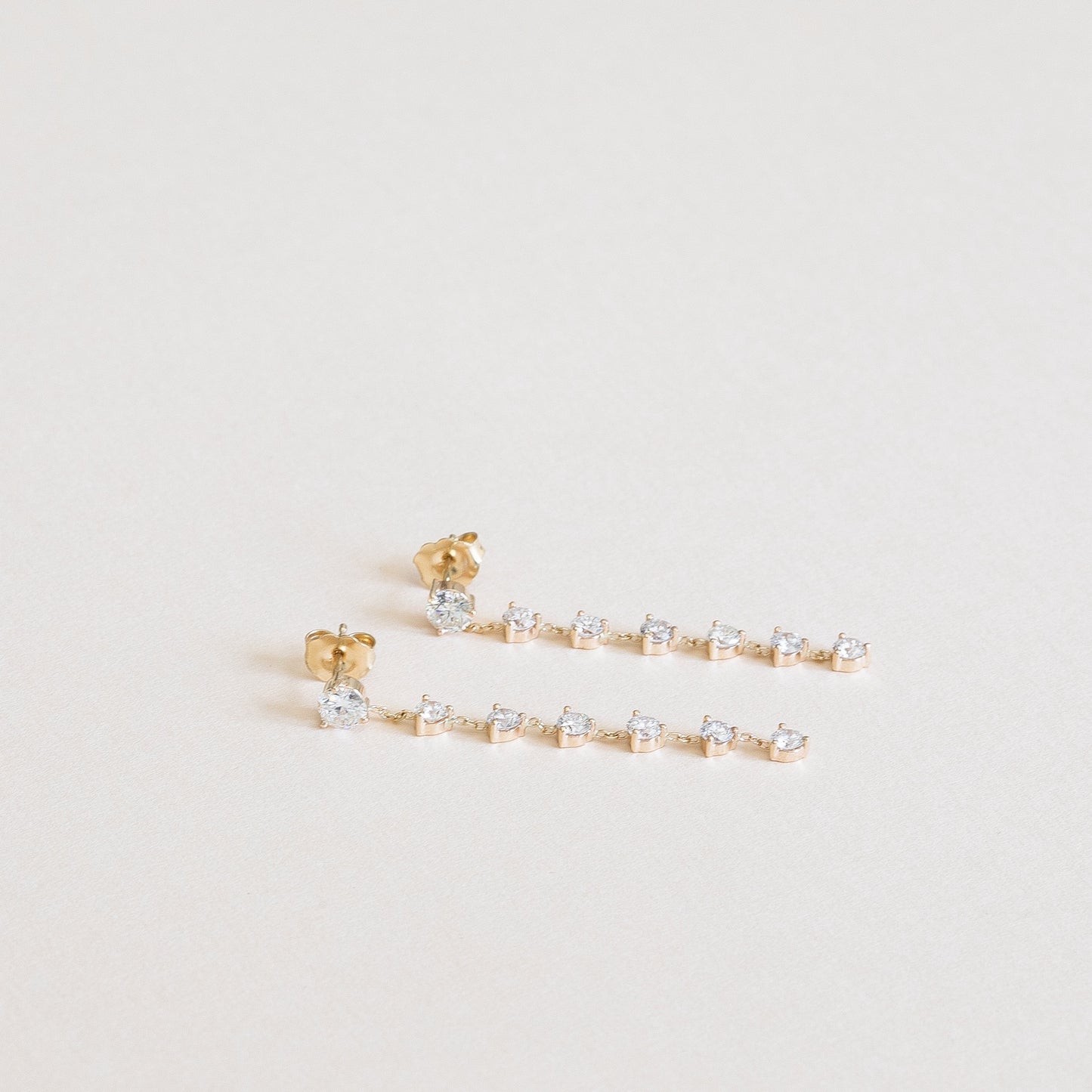 Diamond Drop Earrings – Henri Noël