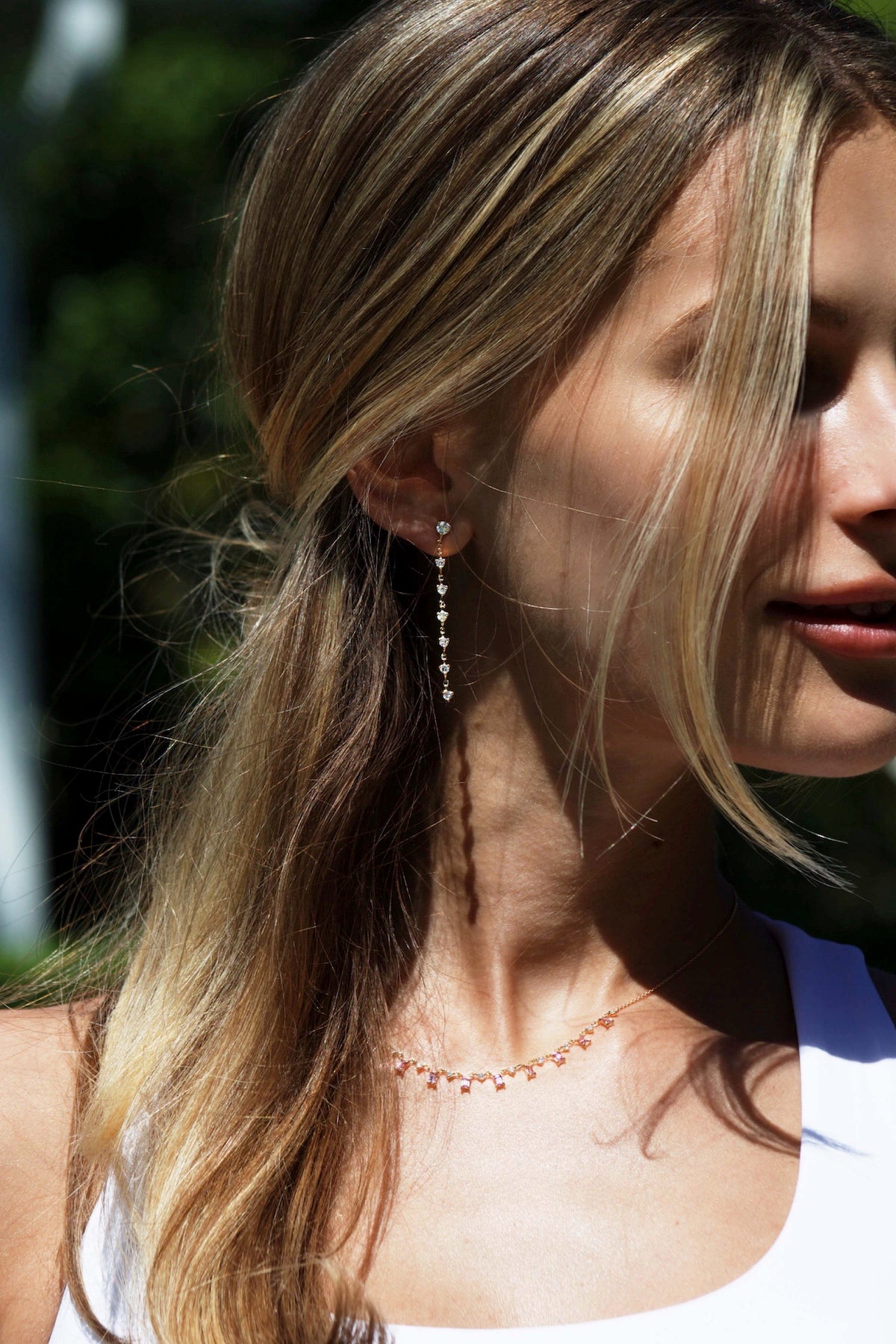 Diamond Drop Earrings – Henri Noël