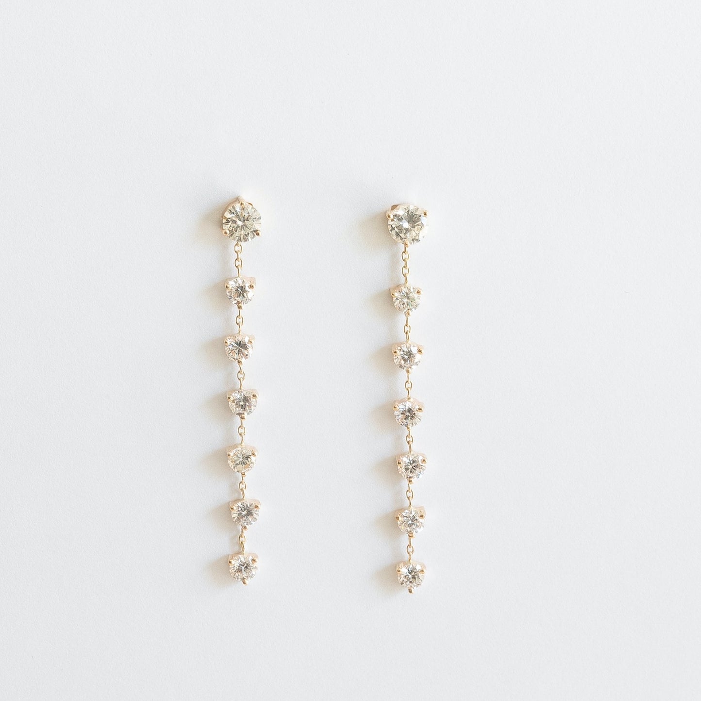 Diamond Drop Earrings – Henri Noël