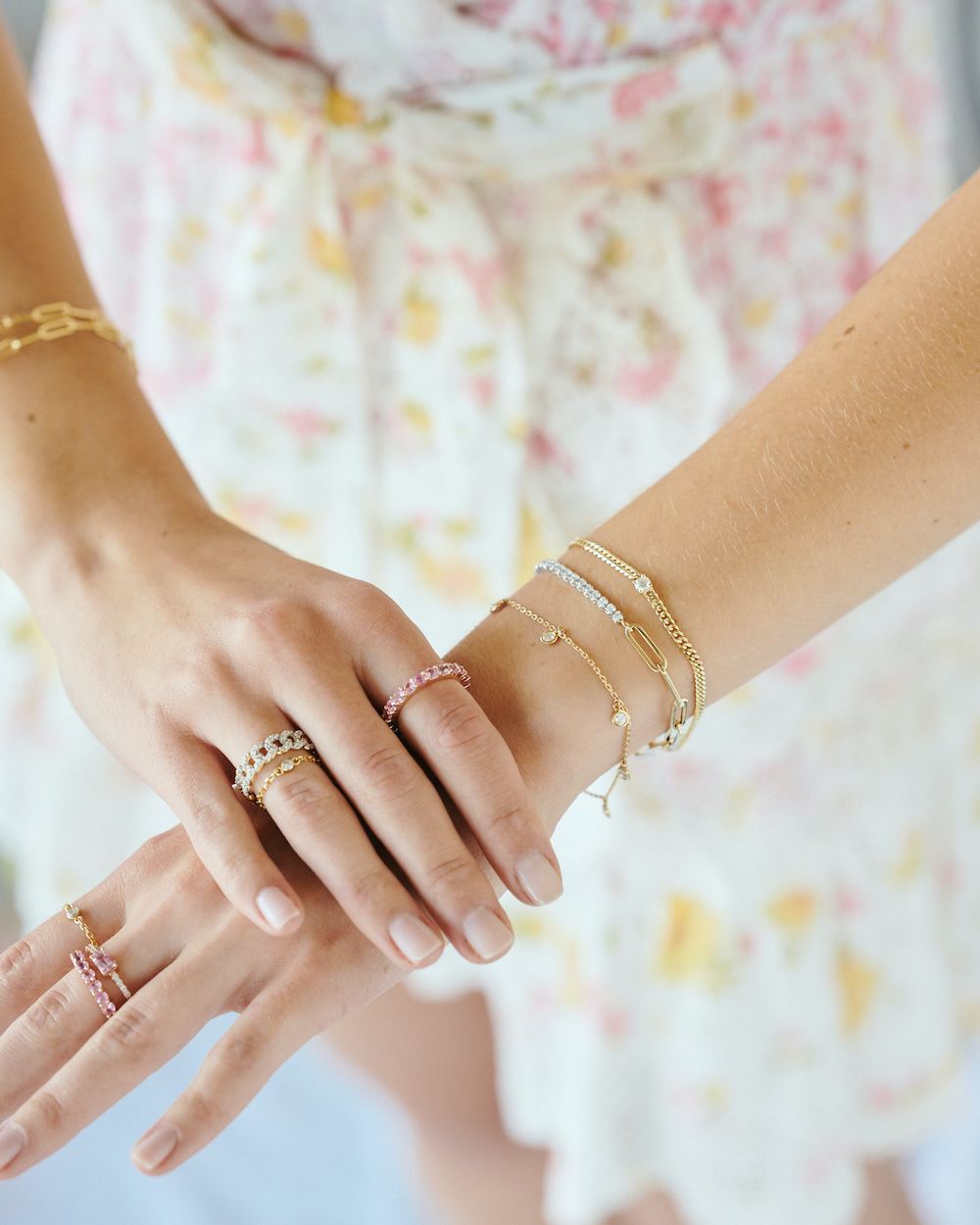 Diamond Drop Station Bracelet – Henri Noël