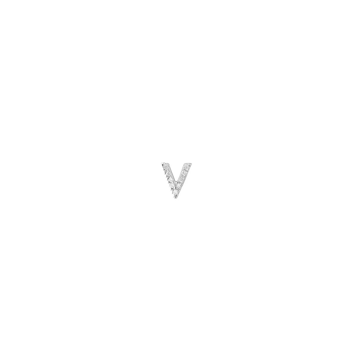 Diamond Initial Stud – Henri Noël