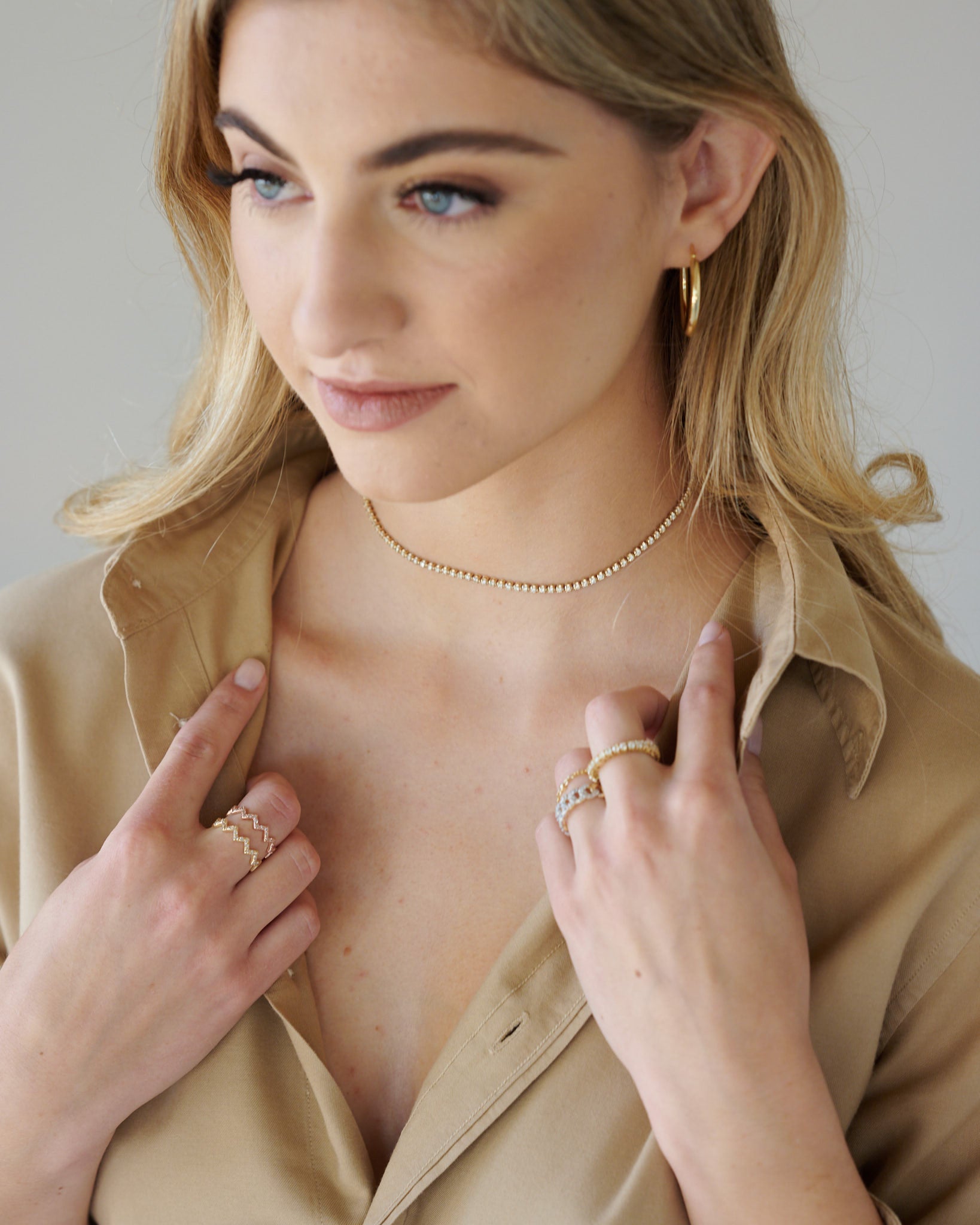 Diamond Tennis Choker – Henri Noël