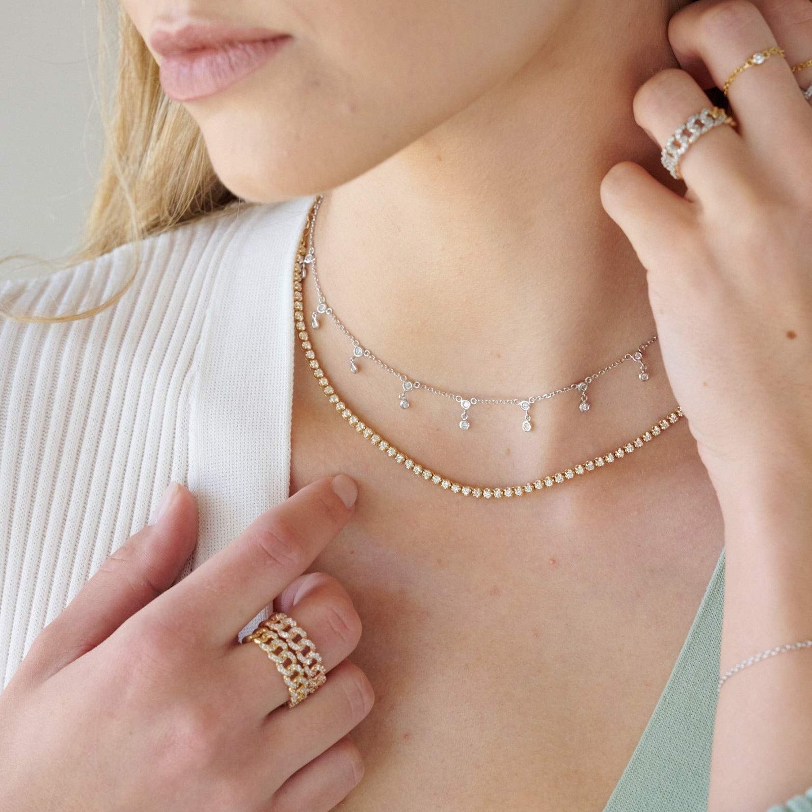 Diamond Tennis Choker – Henri Noël