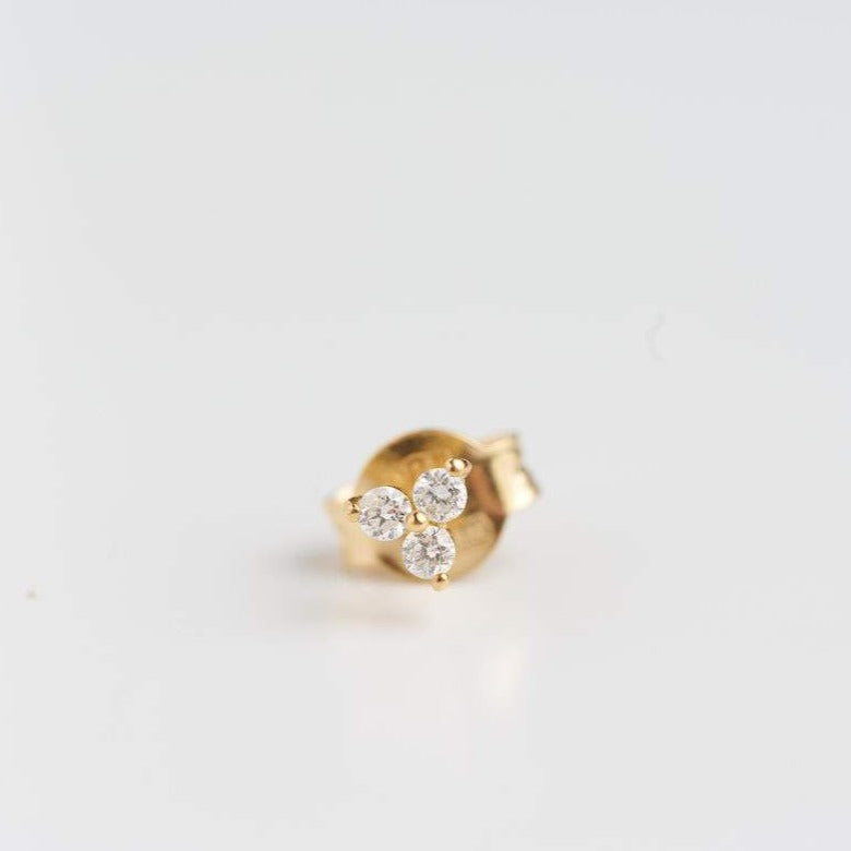 Diamond Triangle Studs – Henri Noël
