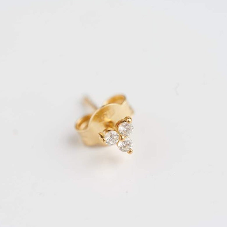 Diamond Triangle Studs – Henri Noël