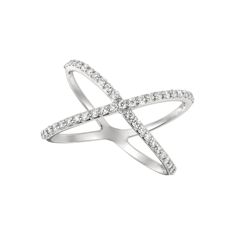 Diamond X Ring – Henri Noël