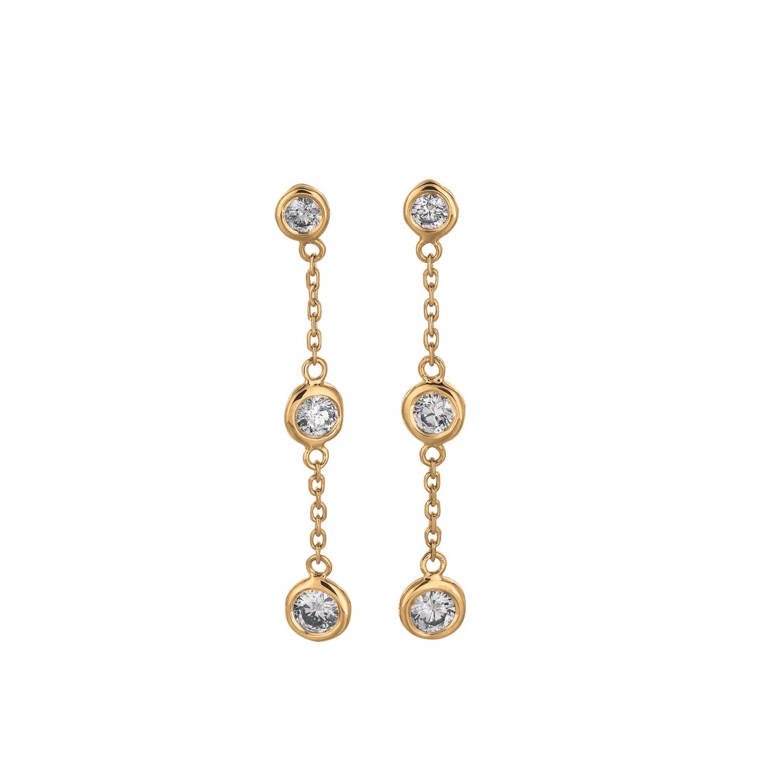 Diamonds by the Inch Earrings – Henri Noël