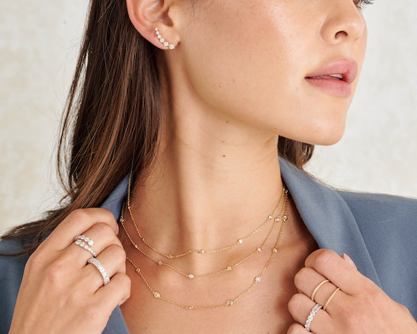 Diamonds by the Inch Necklace – Henri Noël