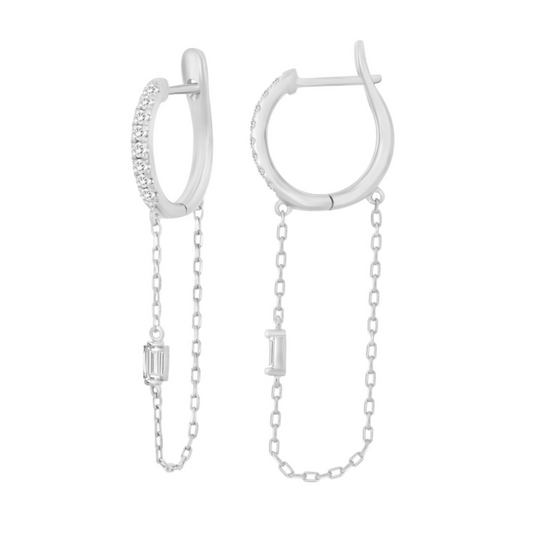 Emerald Diamond Chain Drops – Henri Noël