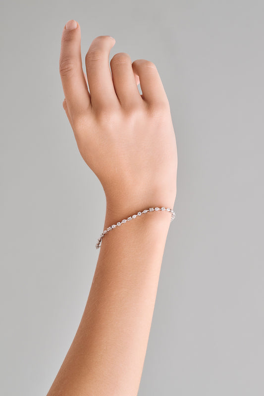 Fancy Shape Tennis Bracelet – Henri Noël