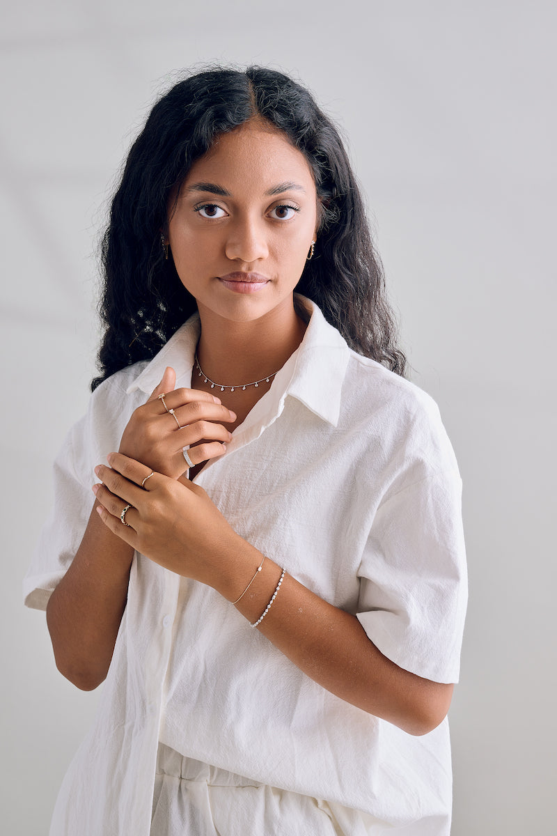 Fancy Shape Tennis Bracelet – Henri Noël