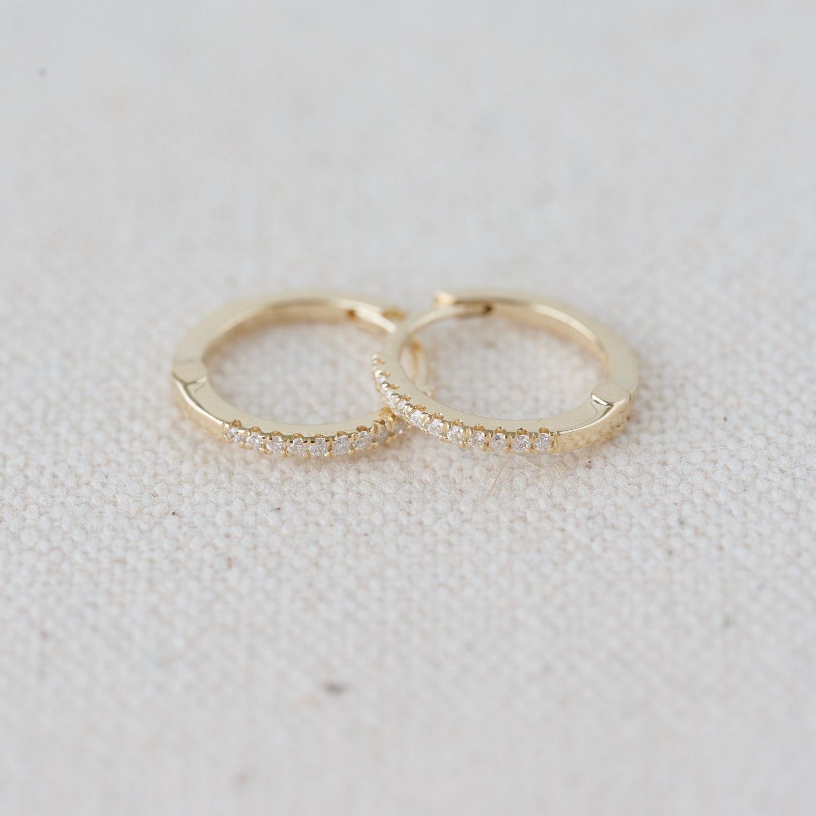 Mini Diamond Hoops – Henri Noël