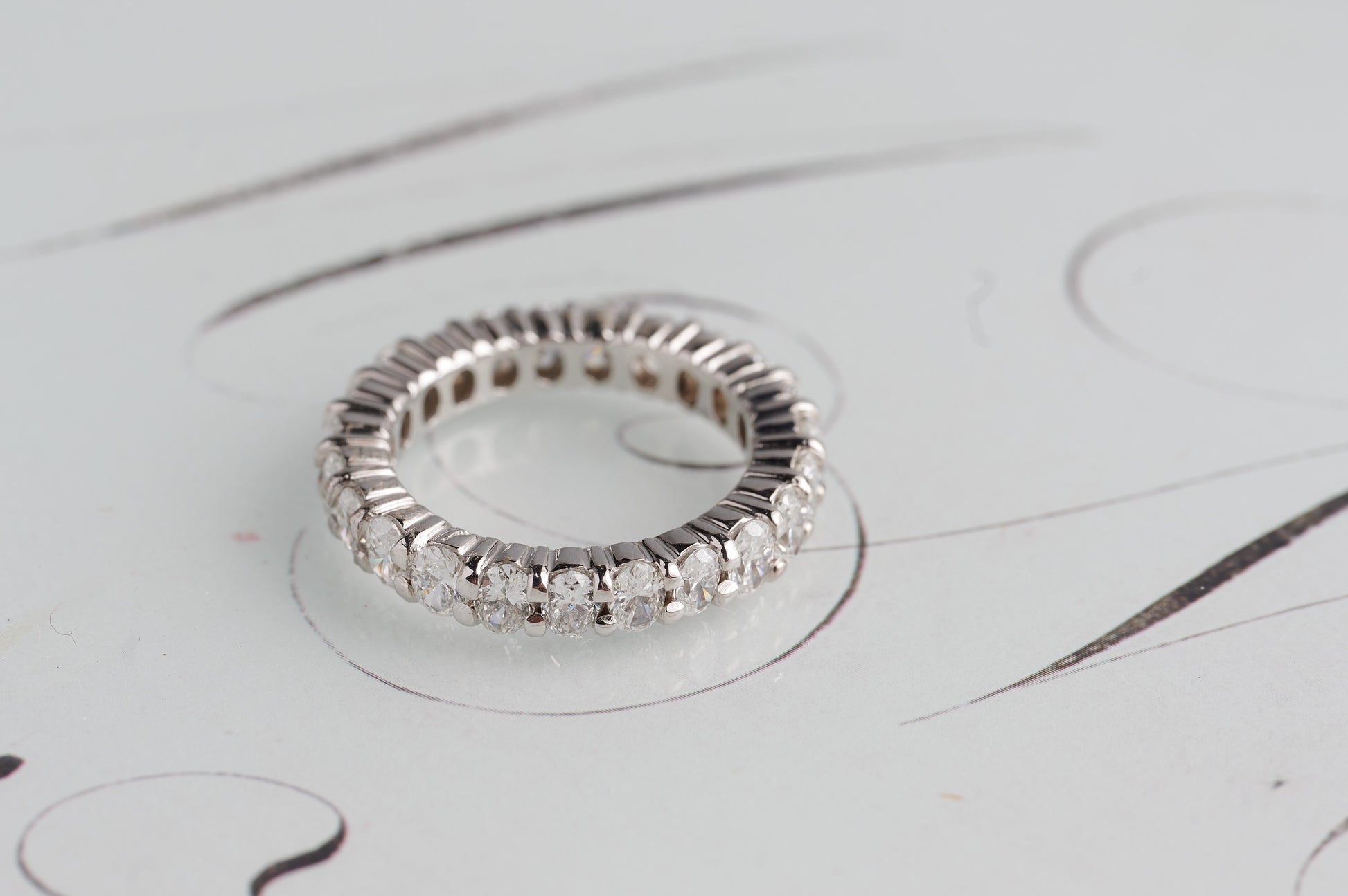 Oval Eternity Band – Henri Noël