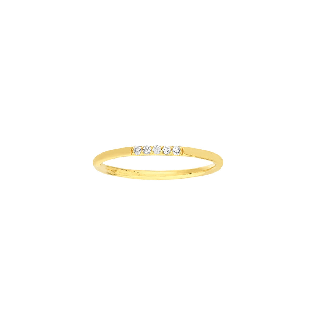 Petite Diamond Stacking Ring – Henri Noël