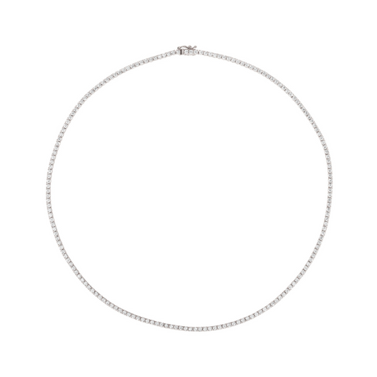 Petite Diamond Tennis Necklace – Henri Noël