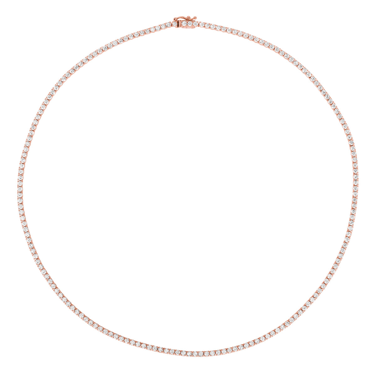 Petite Diamond Tennis Necklace – Henri Noël
