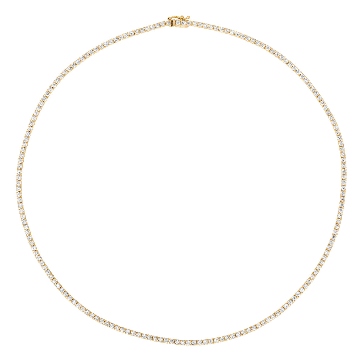 Petite Diamond Tennis Necklace – Henri Noël