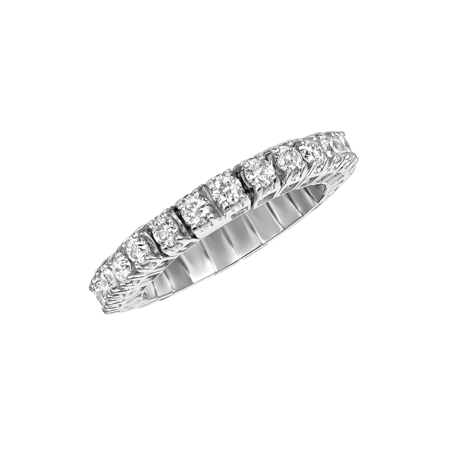 Stretch Diamond Eternity Band – Henri Noël