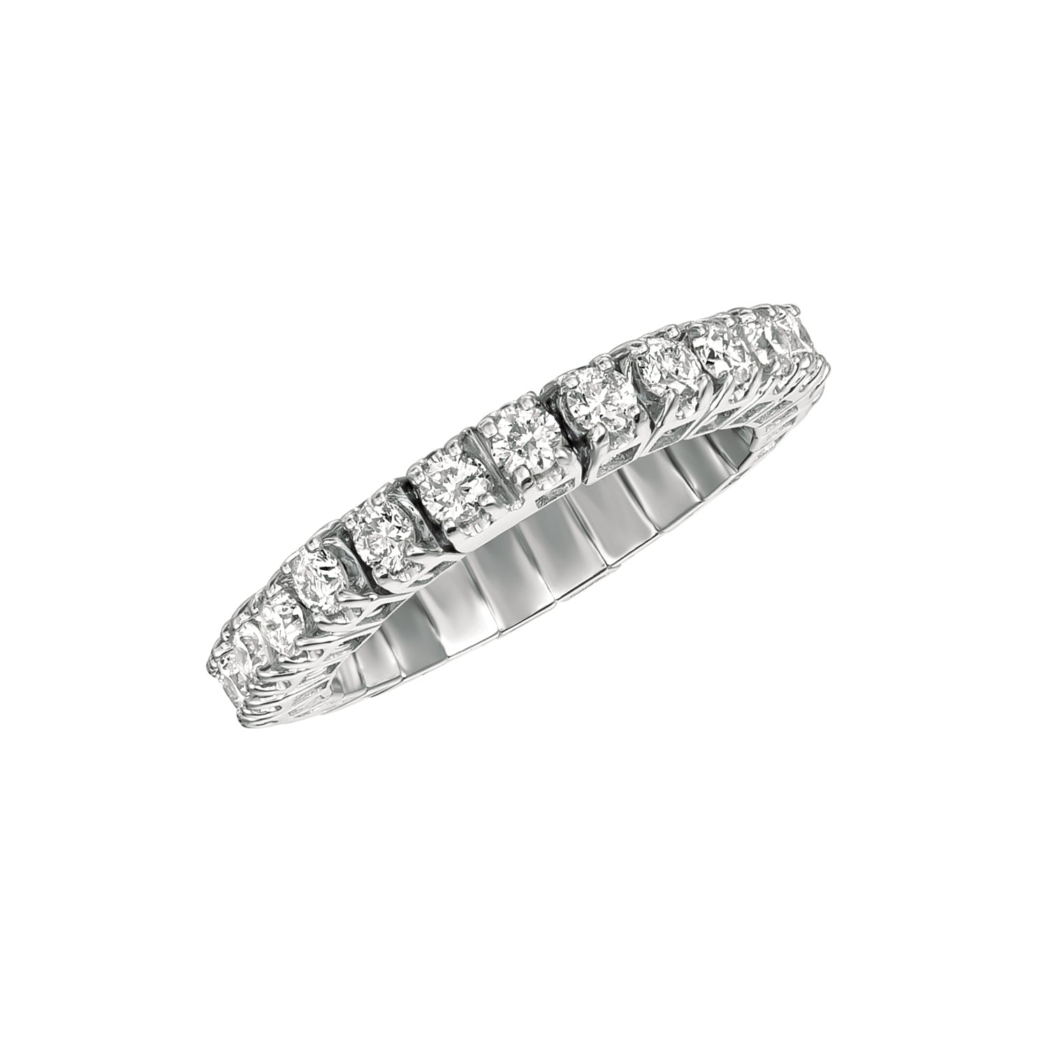 Stretch Diamond Eternity Band – Henri Noël