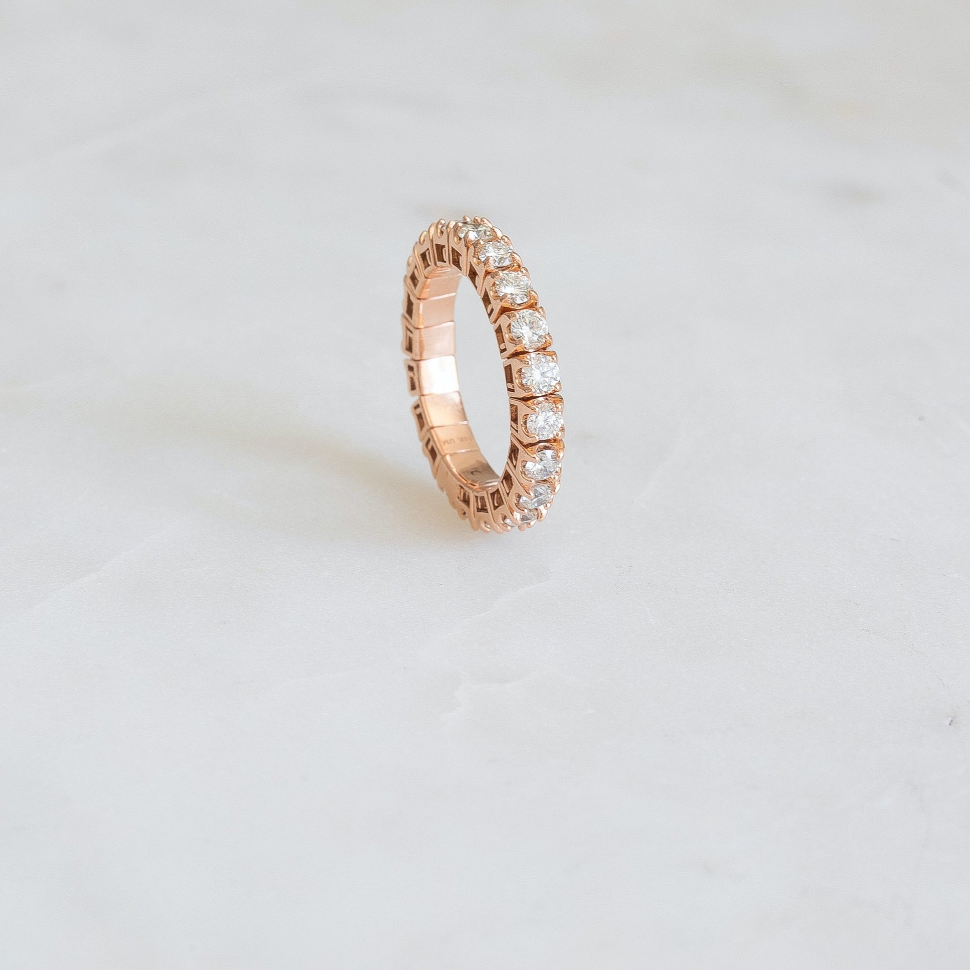 Stretch Diamond Eternity Band – Henri Noël
