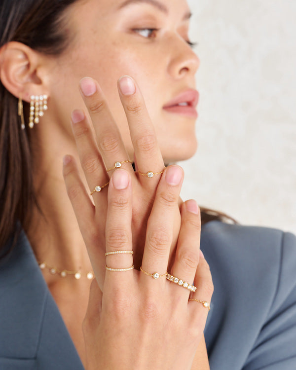 Stretch Diamond Eternity Band – Henri Noël