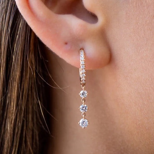 Trio Drop Earrings – Henri Noël