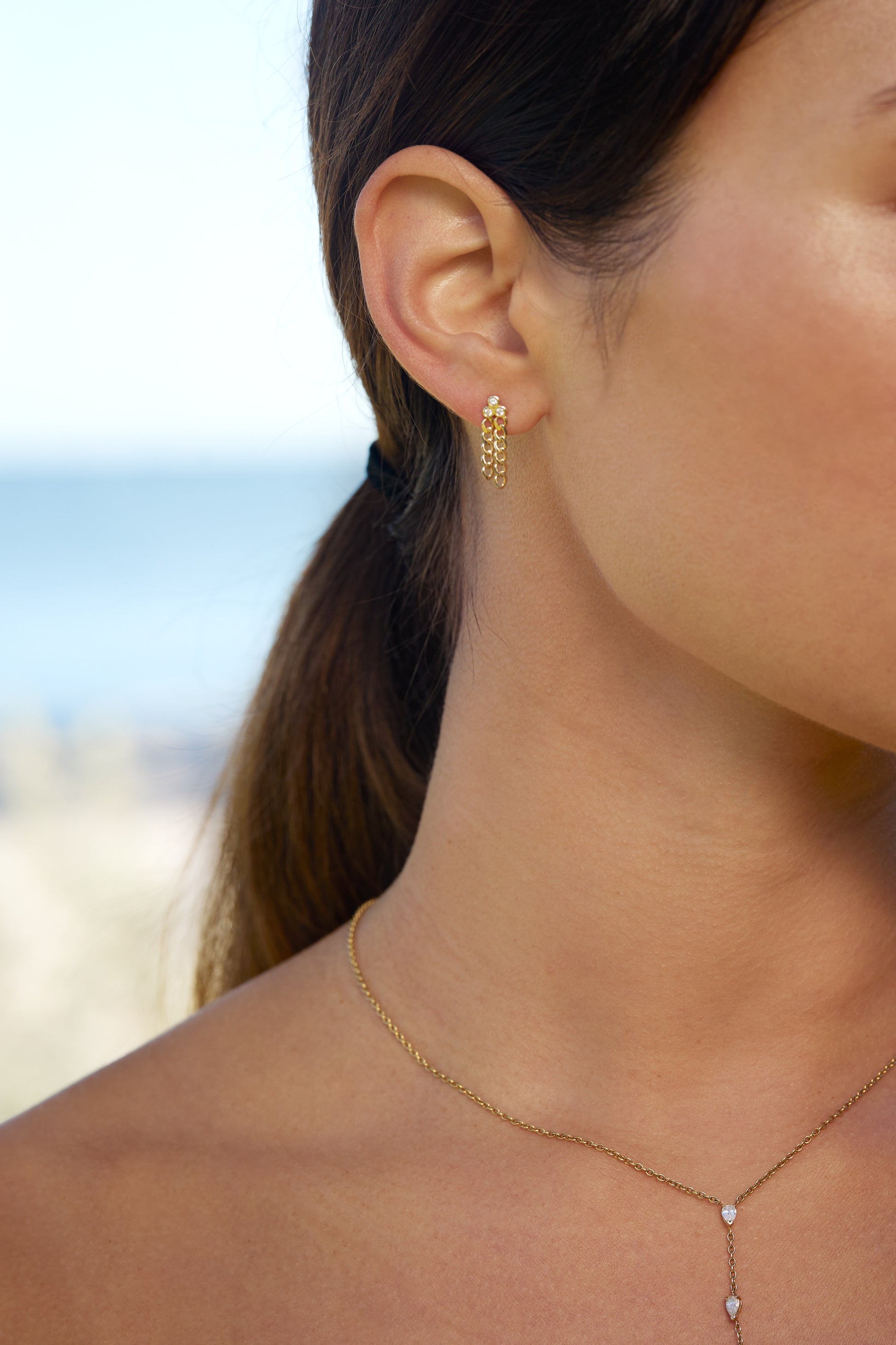 Trio Randall Drop Earrings – Henri Noël