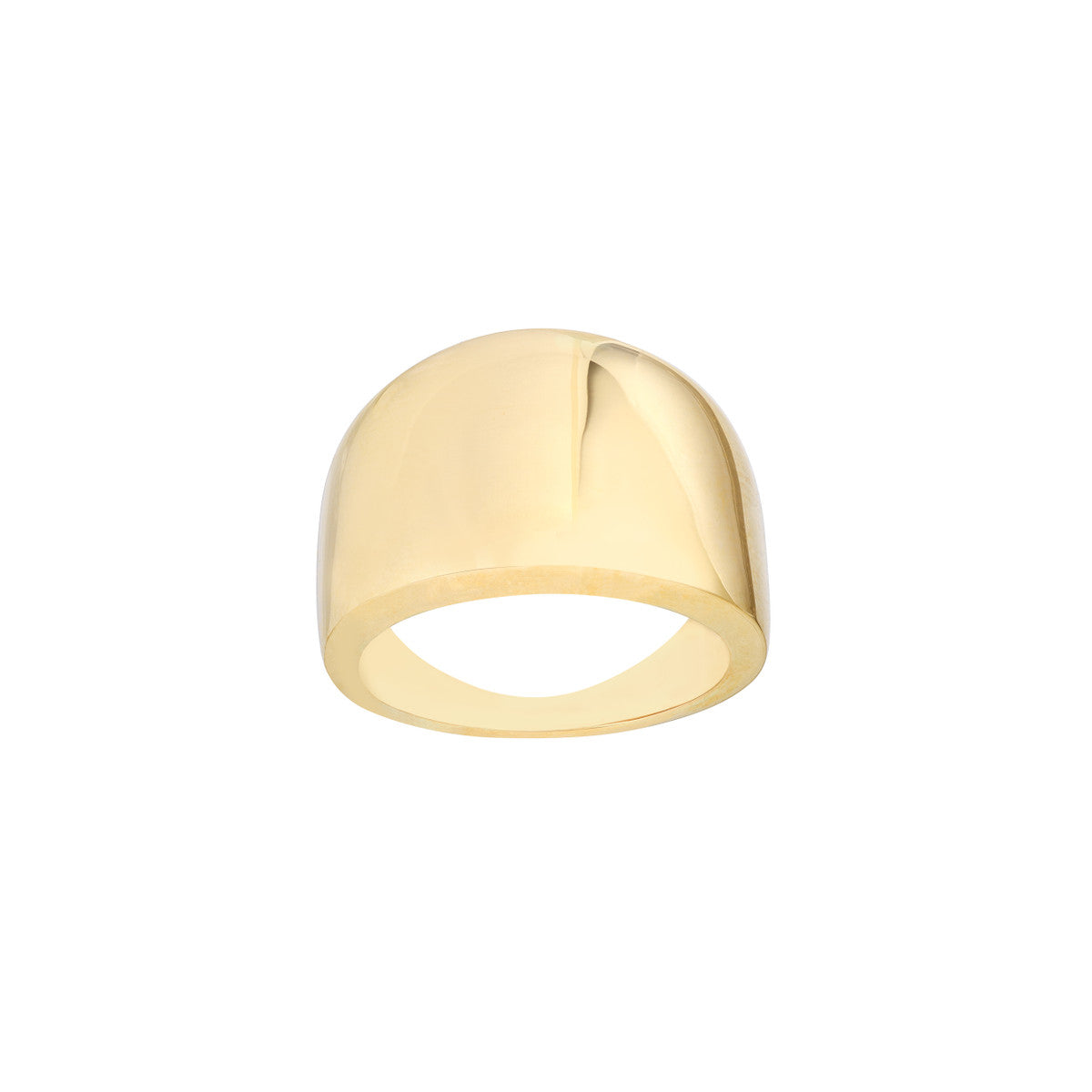 Wide Band Signet Ring – Henri Noël