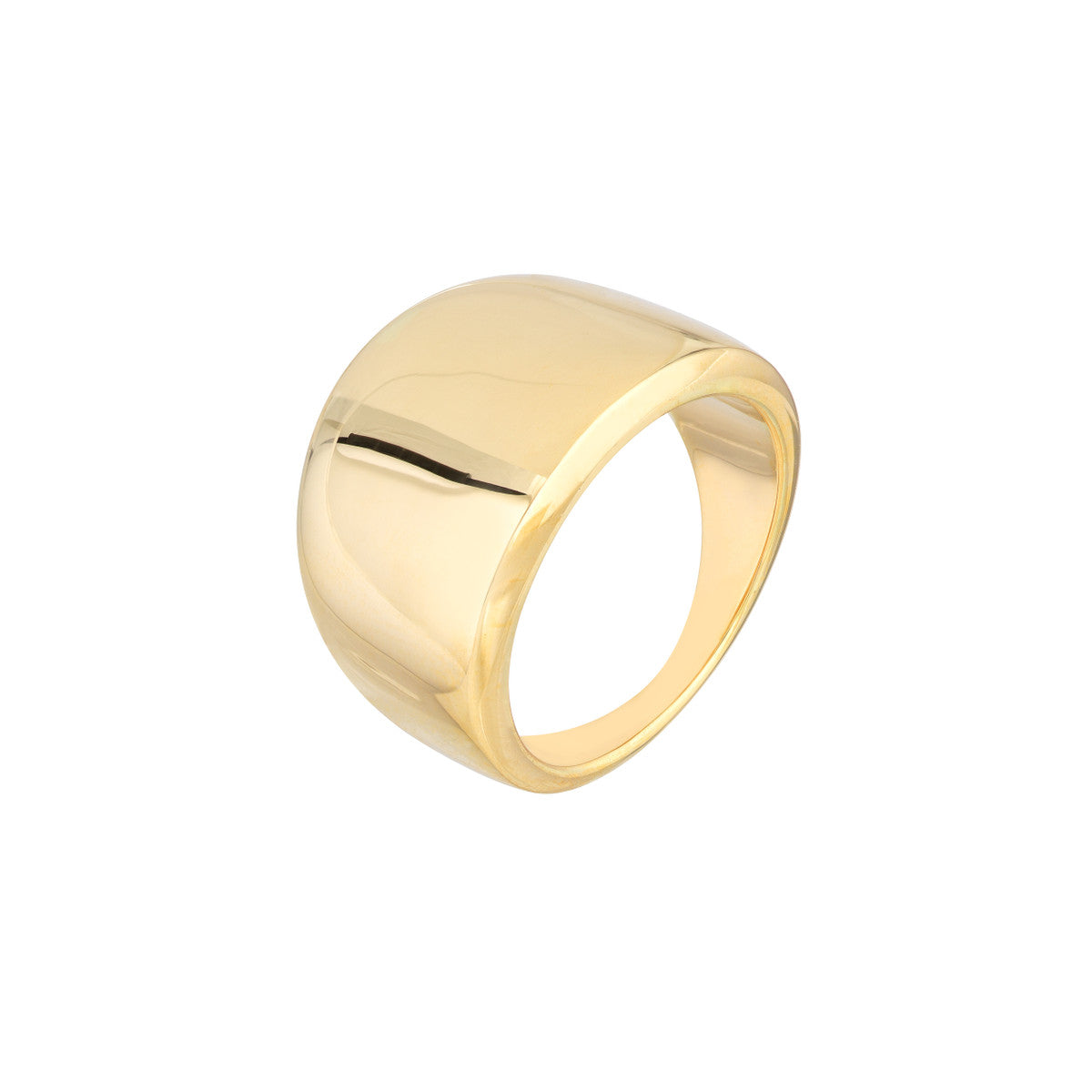 Wide Band Signet Ring – Henri Noël